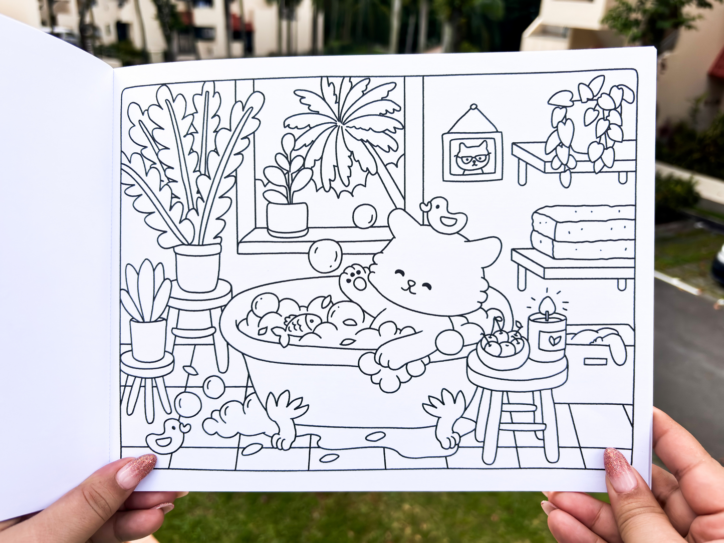 Charlie Cat & Co. Journey to happiness coloring book