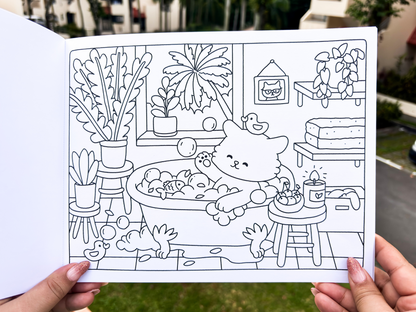 Charlie Cat & Co. Journey to happiness coloring book