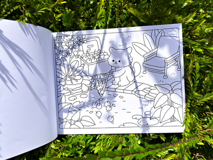 Charlie Cat & Co. Journey to happiness coloring book