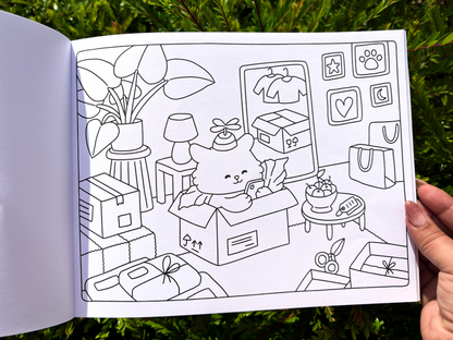 Charlie Cat & Co. Journey to happiness coloring book