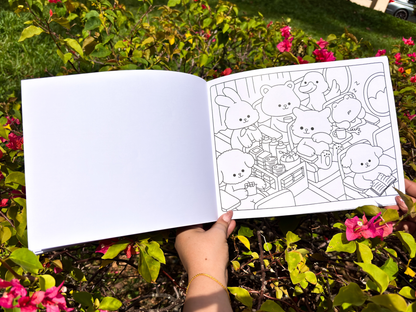 Charlie Cat & Co. Journey to happiness coloring book