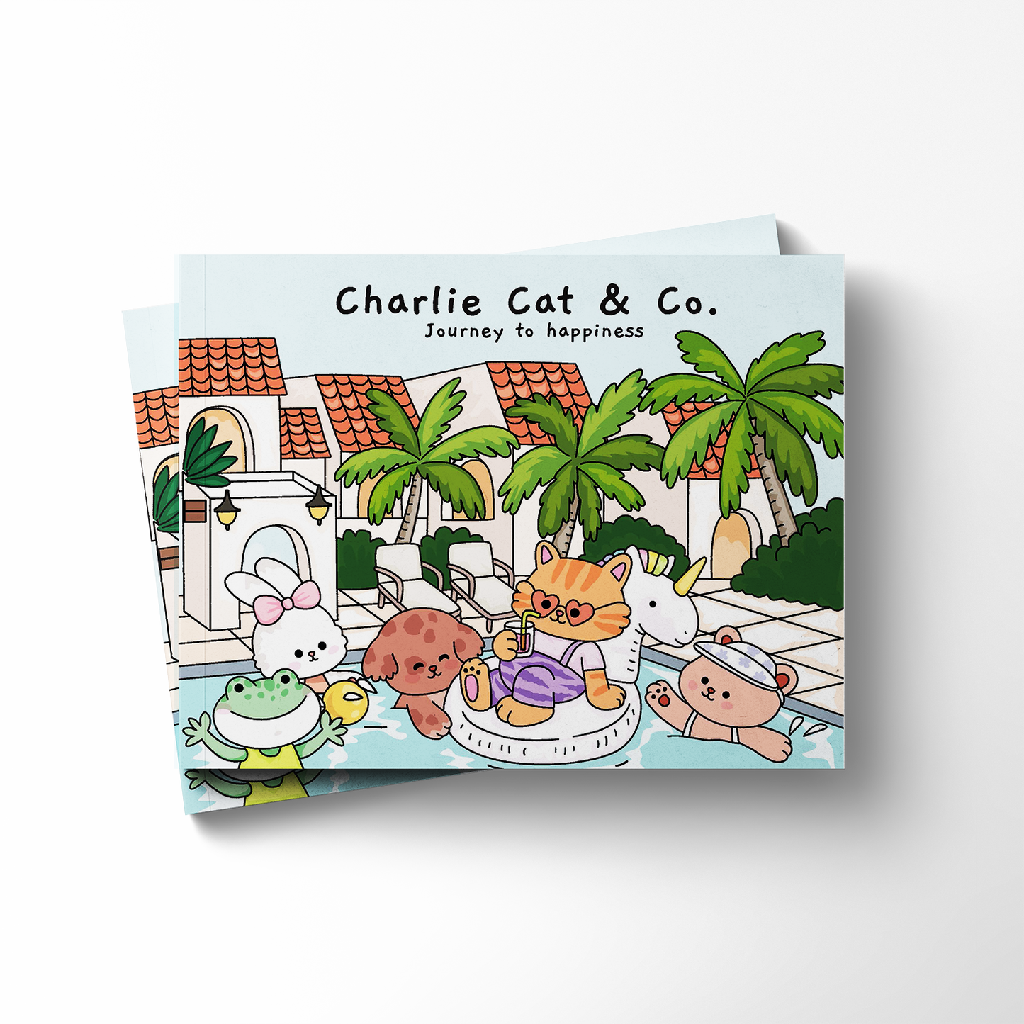 Charlie Cat & Co. Journey to happiness coloring book